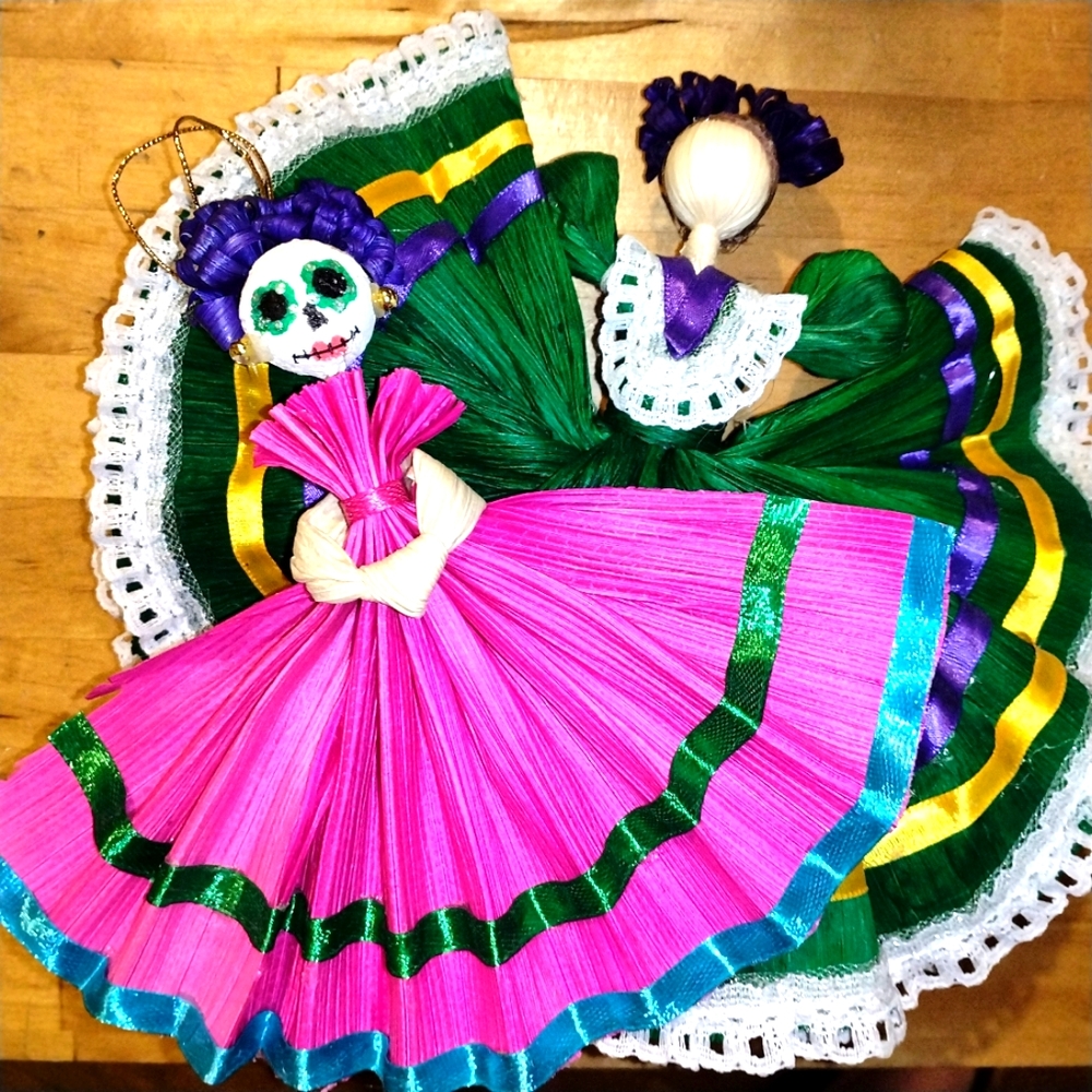 Mexican Handmade Corn Husk Tamale Tamal Doll